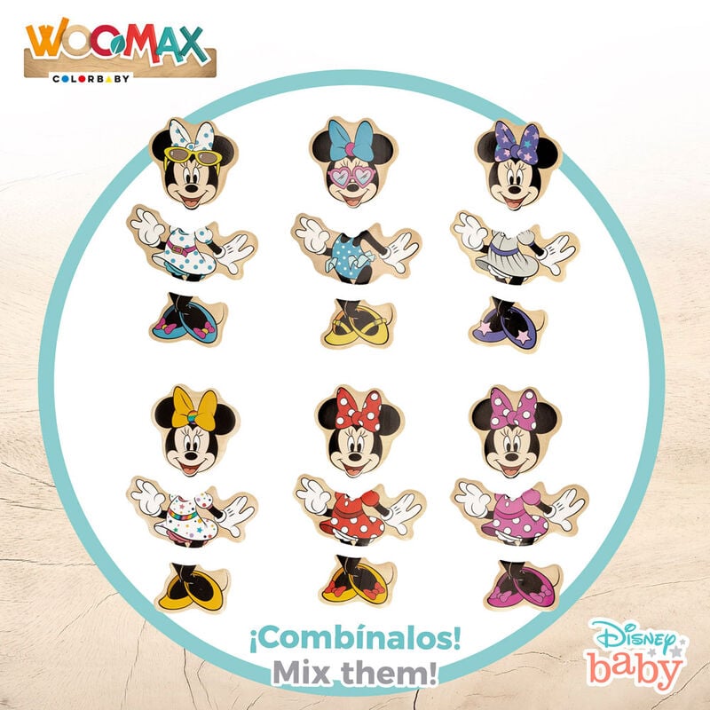 Puzzle madera Minnie Disney 19pzs - imagen 3