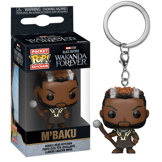 Llavero Pocket POP Marvel Black Panther Wakanda Forever M Baku - imagen 2