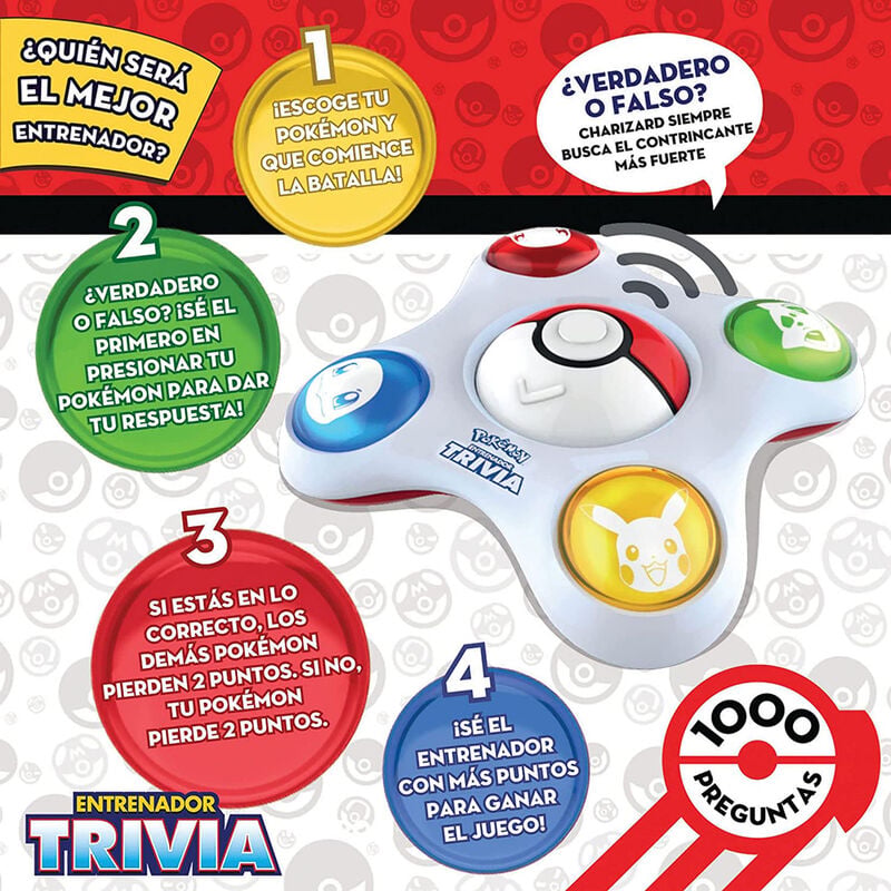 Juego mesa Trivia Pokemon - imagen 3