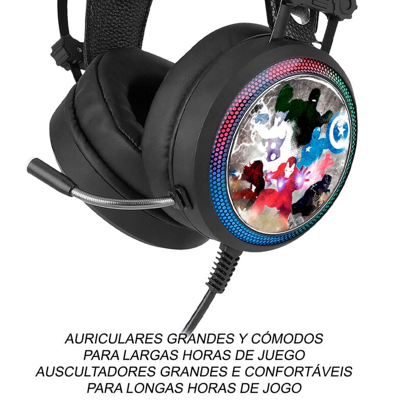 Auriculares gaming Vengadores Avengers Marvel - imagen 5