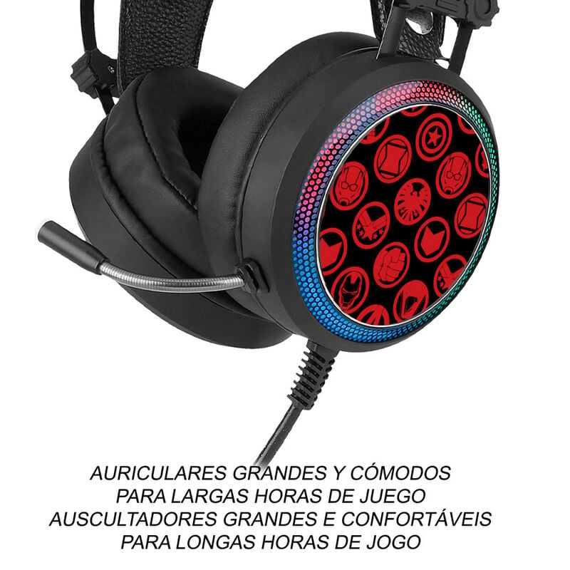 Auriculares gaming Vengadores Avengers Marvel - imagen 5