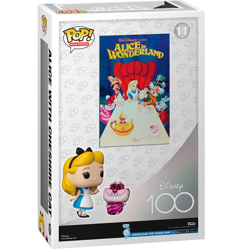Figura POP Movie Poster Disney 100th Anniversary Alicia en el Pais de las - imagen 3