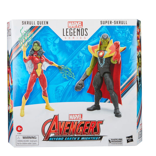 Figuras Skrull Queen & Super Skrull Beyond Earth Mightiest Los Vengadores - imagen 2