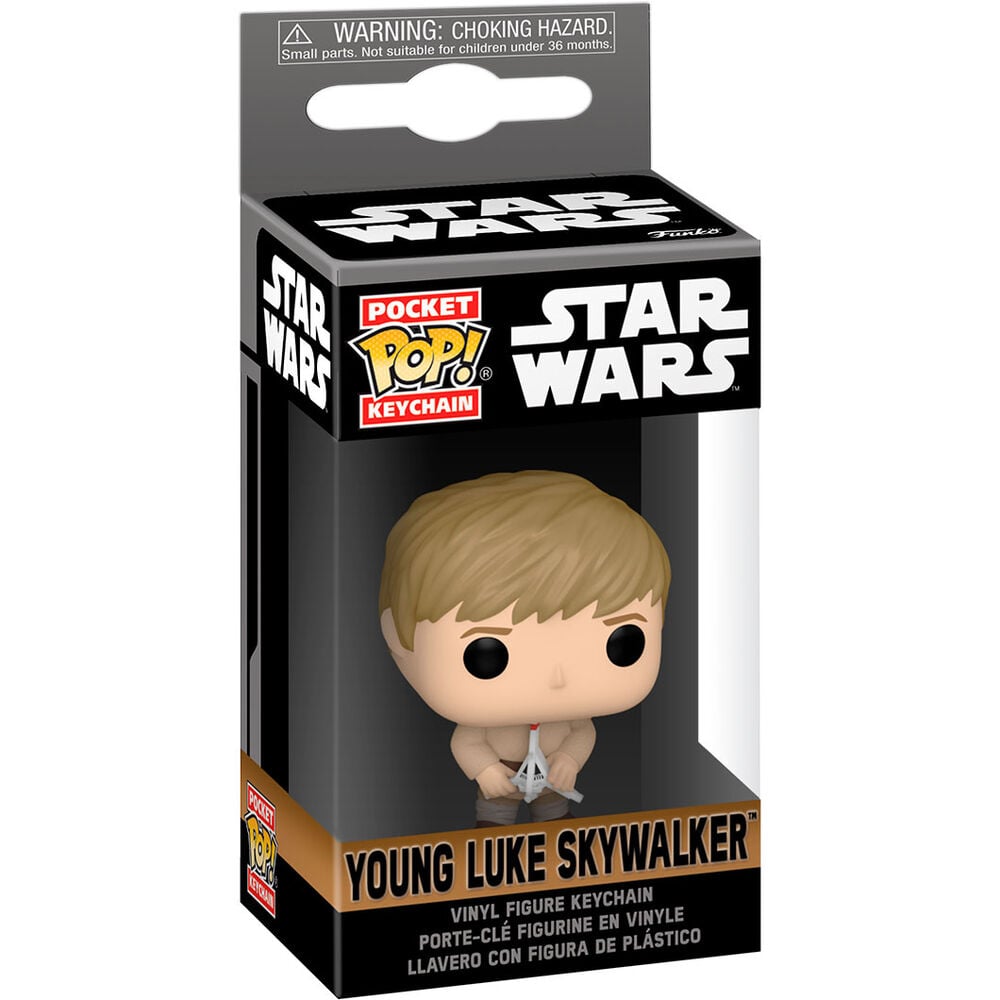 Llavero Pocket POP Star Wars Obi-Wan Kenobi 2 Young Luke Skywalker - imagen 2