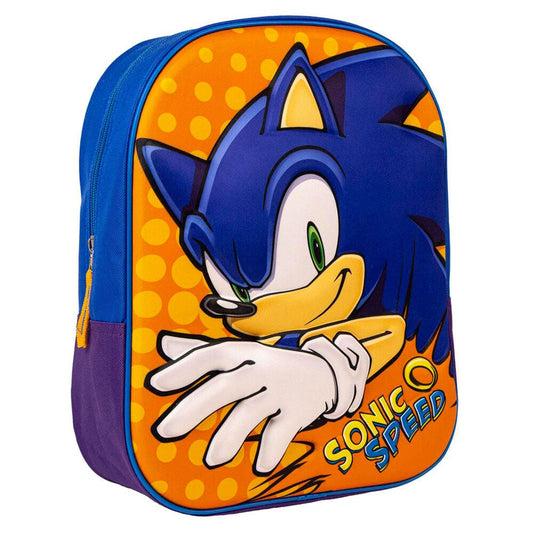 Mochila 3D Sonic The Hedgehog 31cm - imagen 2