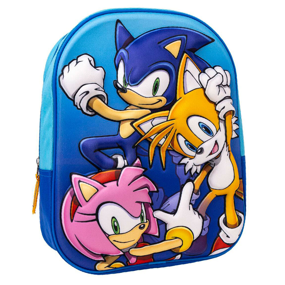 Mochila 3D Sonic The Hedgehog 31cm - imagen 2