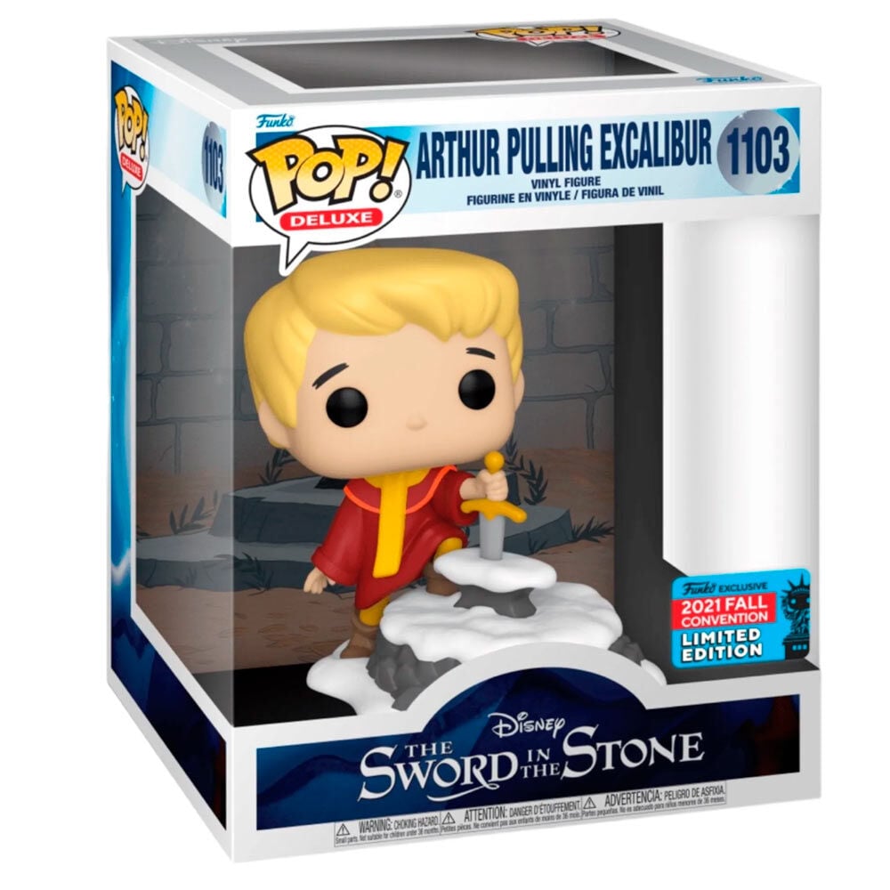 Figura POP Deluxe Disney La espada en la piedra Arthur Pulling Excalibur - imagen 2