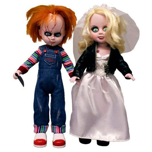 Set 2 muñecos Chucky and Tifanny Living Dead Dolls 25cm - imagen 2