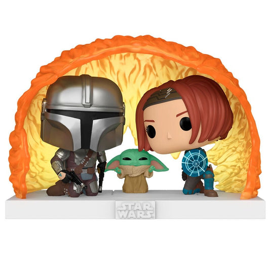 Figura POP Moments Star Wars The Mandalorian Grogu Force Barrier - imagen 2