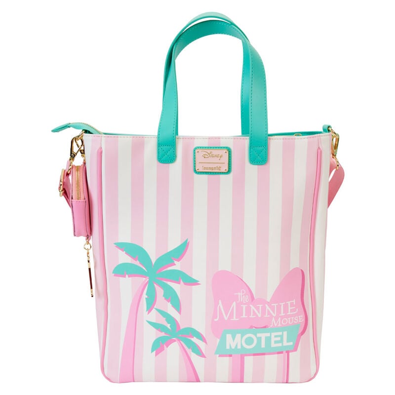 Minnie Disney Loungefly Vacation Style Crossbody Bag + Wallet