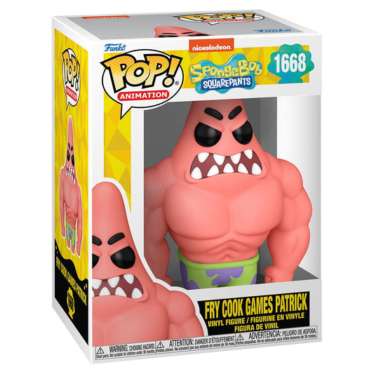 Figura POP Bob Esponja Fry Cook Game Patrick - imagen 2