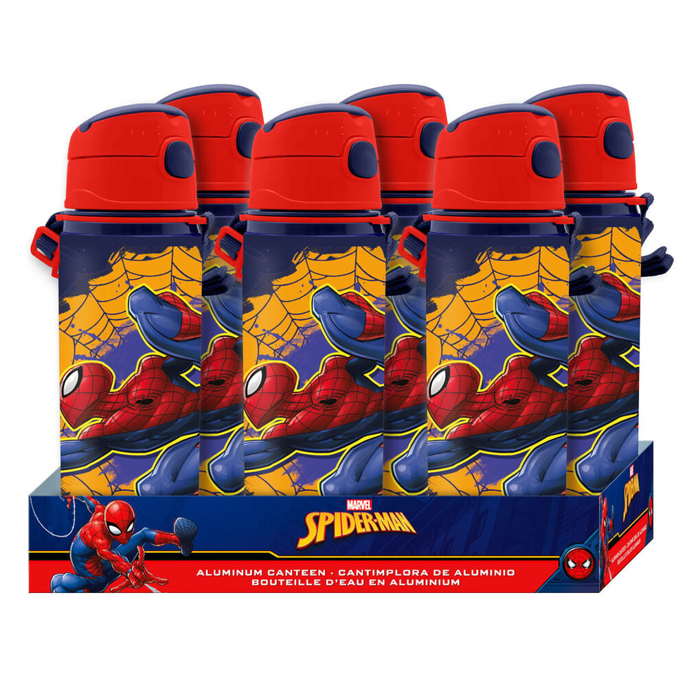 Cantimplora aluminio Spiderman Marvel 600ml - imagen 2