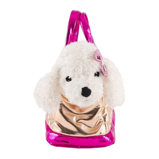 Bolso mano + peluche Dorado perro Didi 28cm - imagen 2