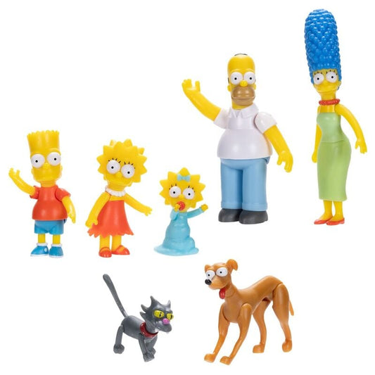 Blister 7 figuras Famila Los Simpsons 6cm - imagen 2