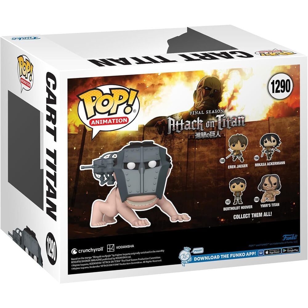 Figura Pop Super Attack On Titan Cart Titan Exclusive - imagen 3
