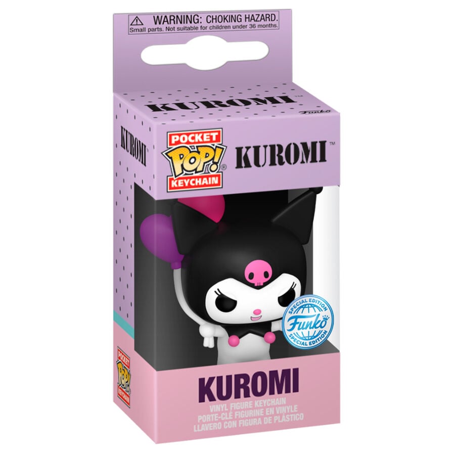 Llavero Pocket POP Hello Kitty Kuromi - imagen 2