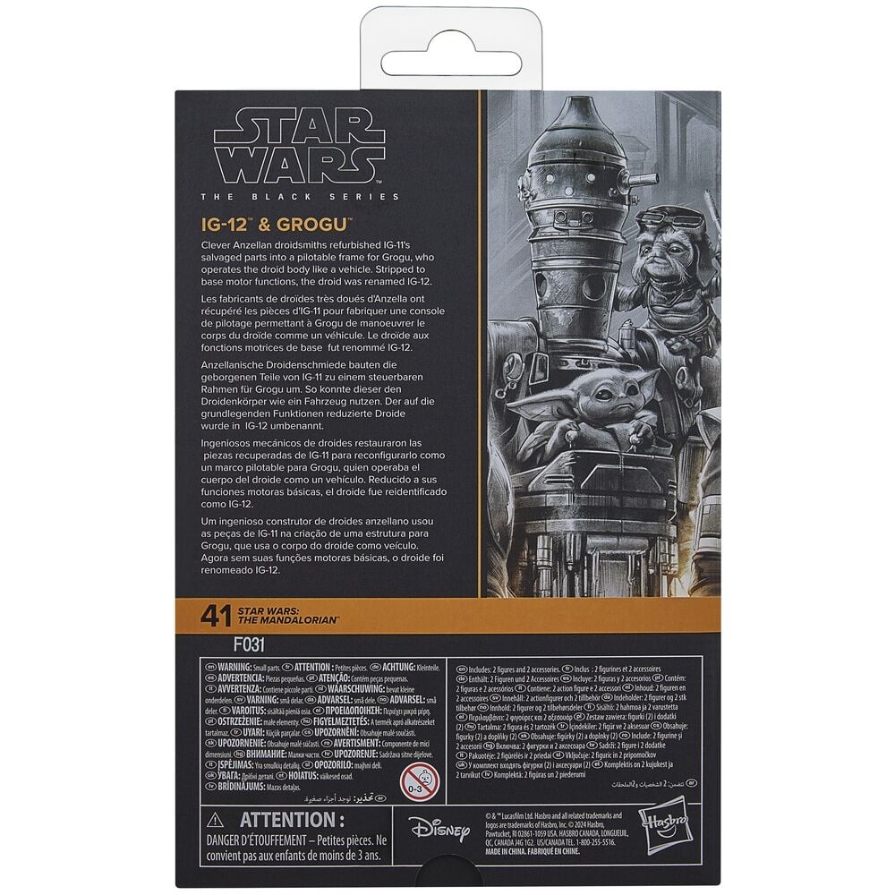 Set figuras IG-12 & Grogu The Mandalorian Star Wars 15cm - imagen 11