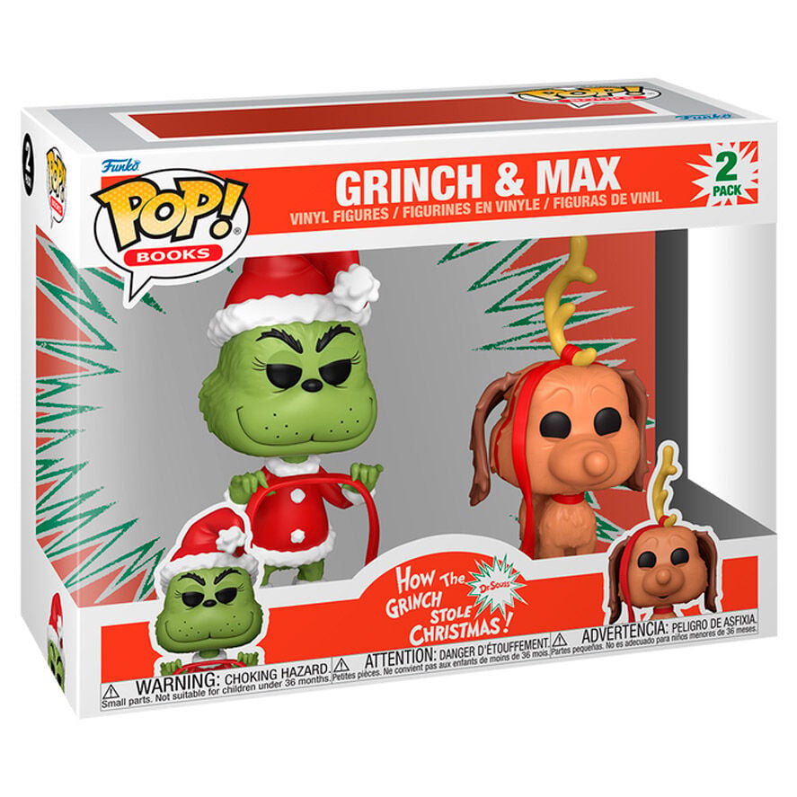 Blister 2 figuras POP The Grinch - Grinch & Max - imagen 2