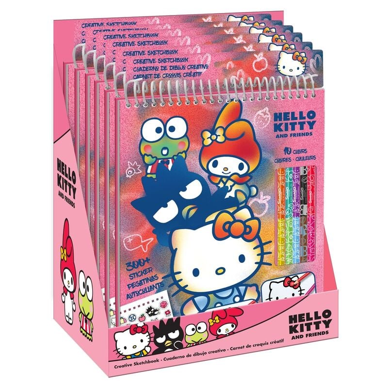 Set colorear lapices Hello Kitty - imagen 4