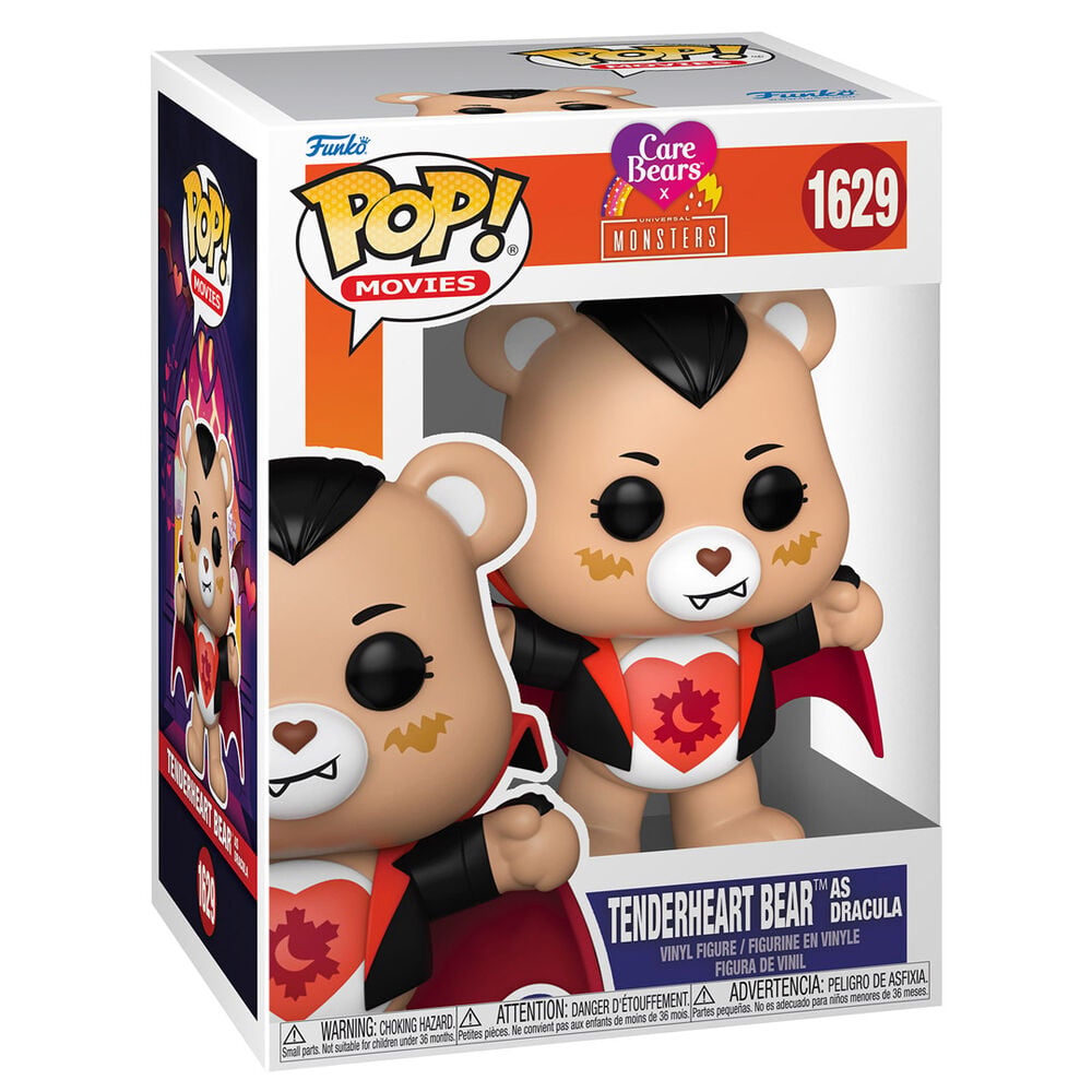 Figura POP Care Bears x Monsters Tender Heart Bear as Dracula - imagen 2