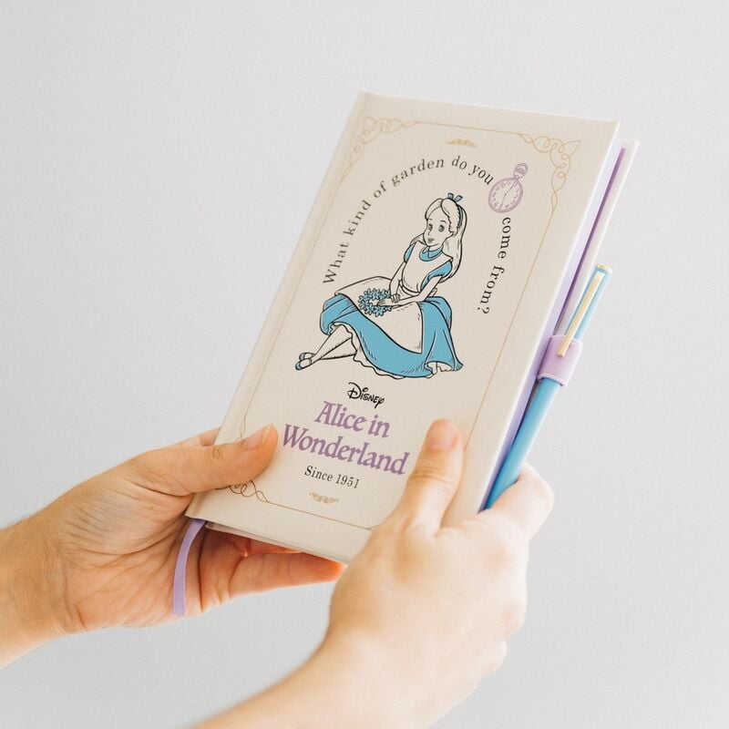Cuaderno A5 premium + boligrafo Alicia en el Pais de las Maravillas Disney - imagen 5