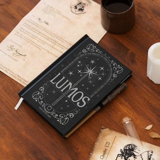 Cuaderno A5 premium led + boligrafo Lumos Harry Potter - imagen 5