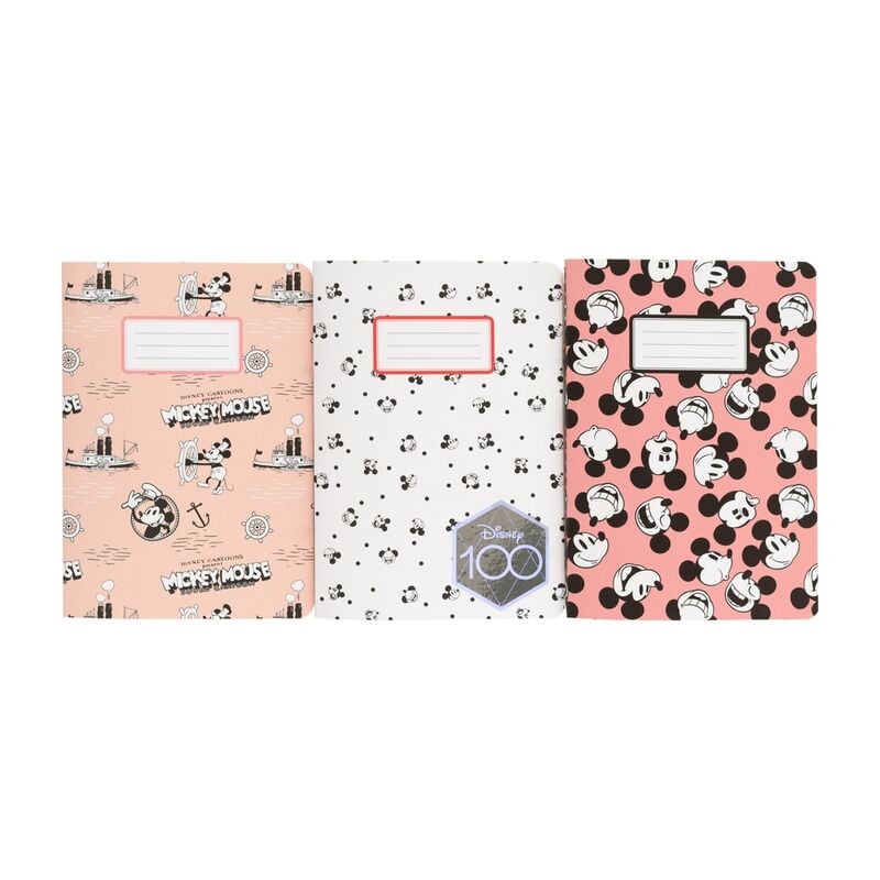 Set 3 cuadernos A6 100 Anniversary Mickey Disney - imagen 2