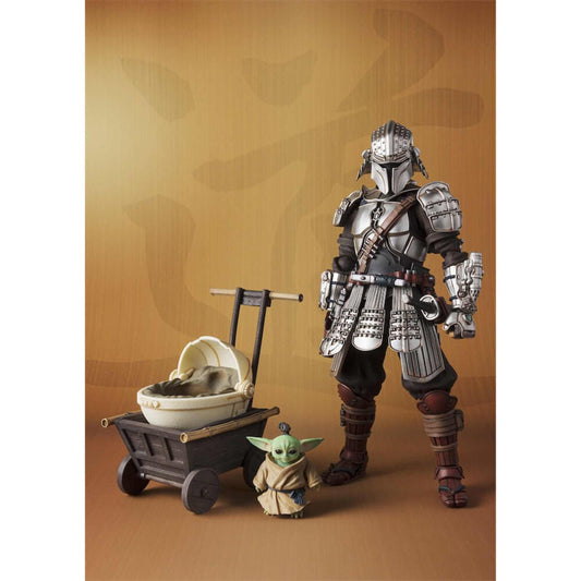 Figura Ronin Mandalorian Beskar Armor & Grogu Star Wars 18cm - imagen 2