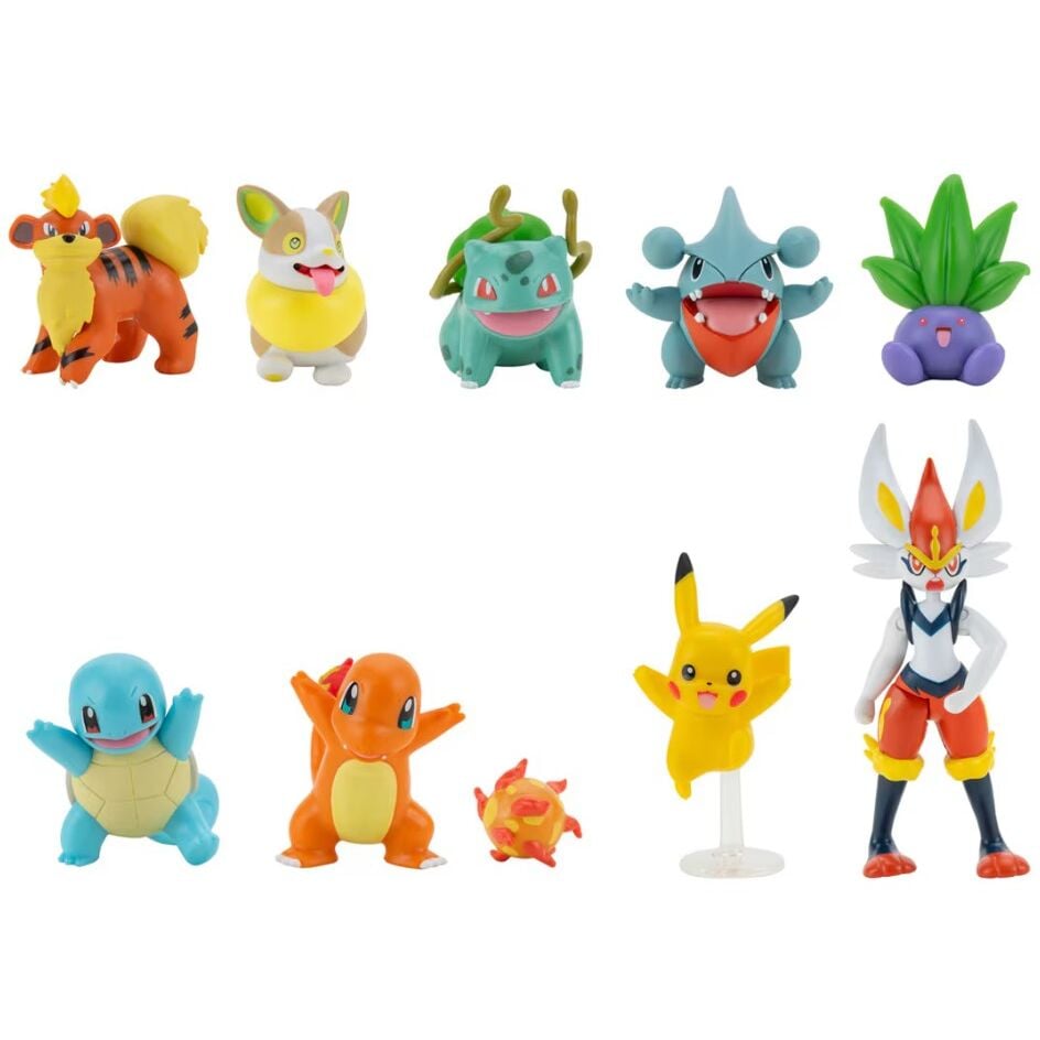 Blister 10 figuras Battle Ready Pokemon - FRIKIRAMA