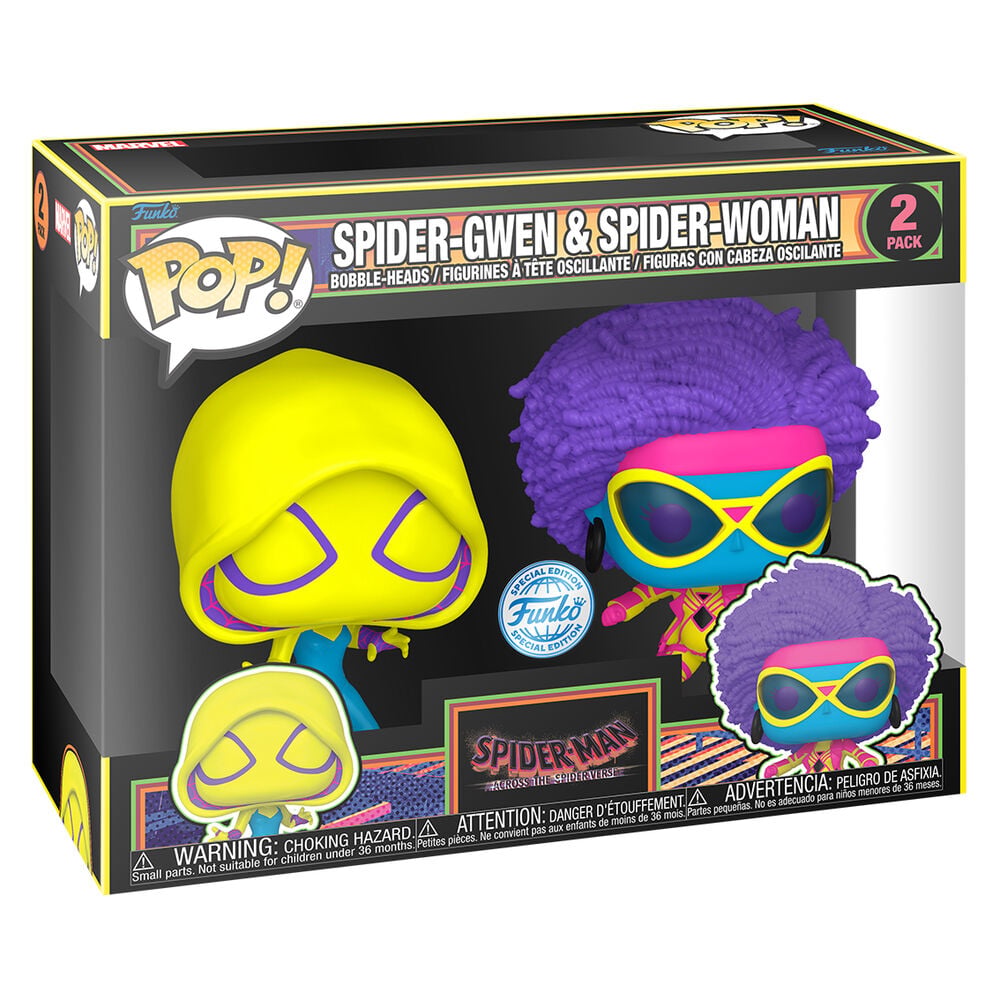 Blister 2 figuras POP Spider-Man Spider-Gwen & Spider-Woman Exclusive - imagen 2