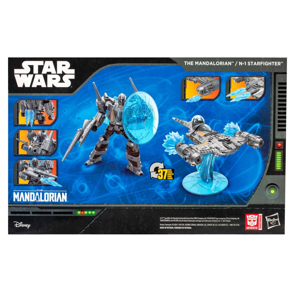 Figura N-1 Starfighter The Mandalorian Star Wars Transformers 19cm - imagen 10