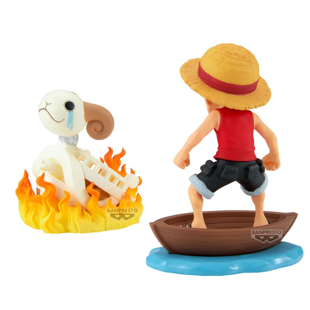 Figura Luffy & Going Merry Log Stories One Piece 8cm - imagen 5