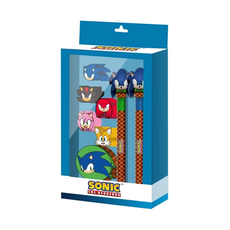 Blister papeleria Sonic the Hedgehog