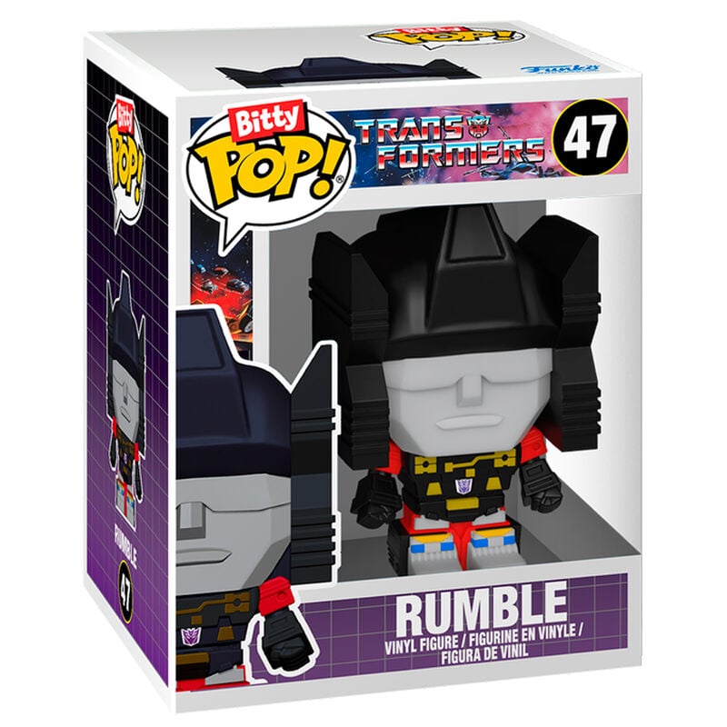 Figura Bitty Bots Transformers Soundwave with Rumble - imagen 4