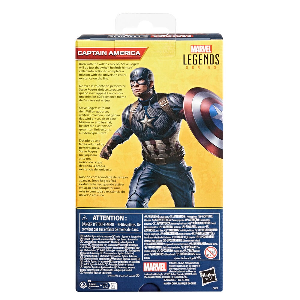 Figura Capitan America Vengadores Avengers: Endgame Marvel Legends Series 15cm - imagen 3