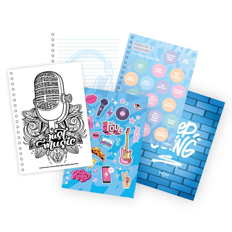 Cuaderno A5 Cantante Emma Wow Generation - imagen 2
