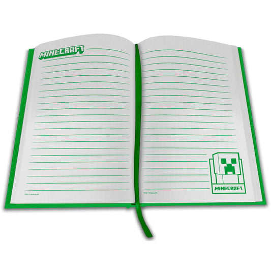 Cuaderno con reloj led Minecraft - imagen 2