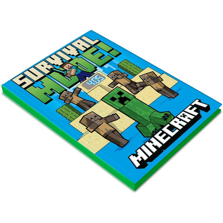 Cuaderno con reloj led Minecraft - imagen 3