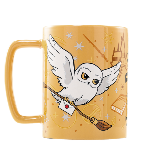 Taza funda de peluche Hedwig Harry Potter 440ml - imagen 3