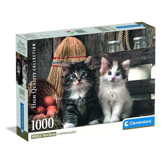 Puzzle Lovely Kittens High Quality 1000pzs - imagen 2
