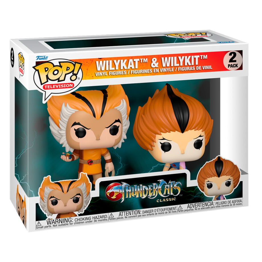 Blister 2 figuras POP Thundercats Wilykat & Wilykit - imagen 2