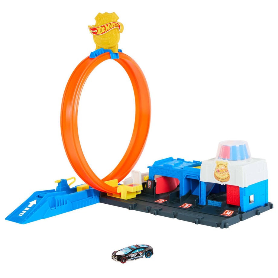 Pista Super Estacion de Policia City Hot Wheels - imagen 5