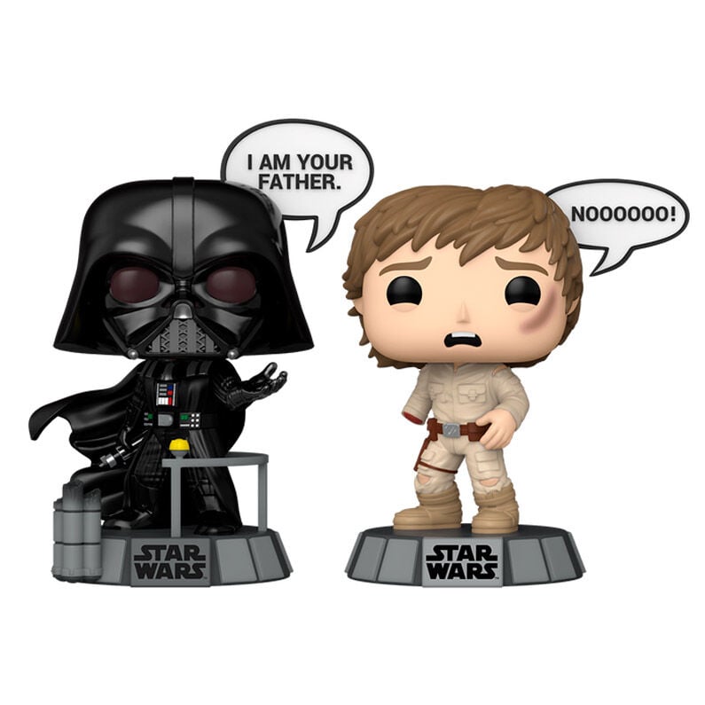 Blister 2 figuras POP Star Wars Darth Vader & Luke Skywalker - imagen 2