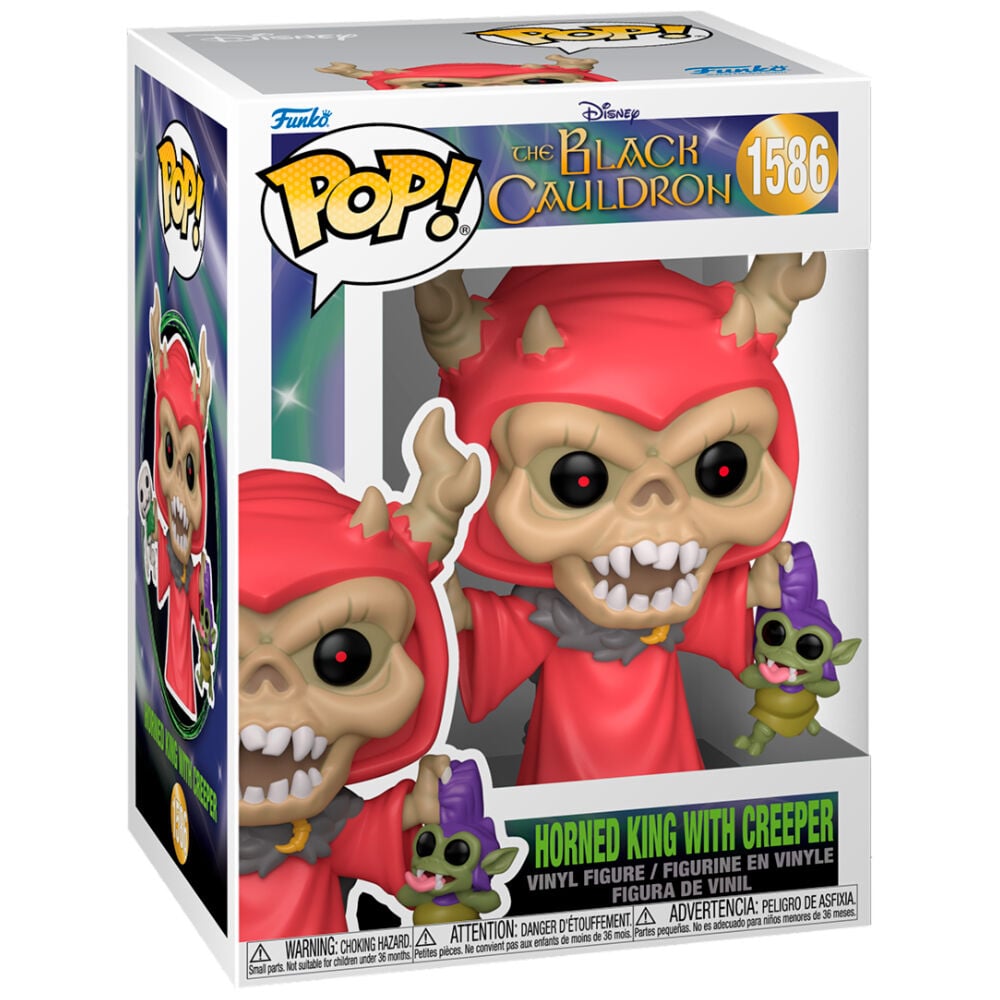 Figura POP Disney El Caldero Negro Horned King With Creeper - imagen 2