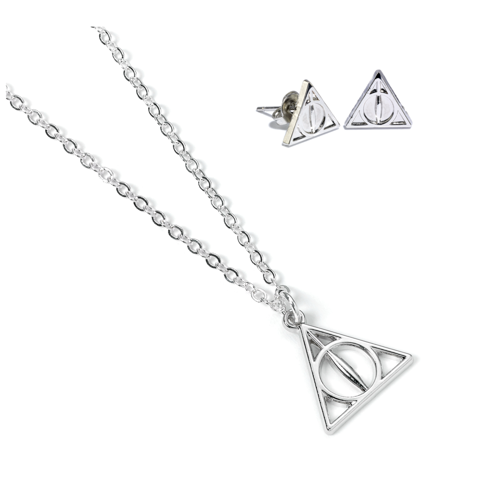 Set Colgante y pendientes Reliquias de la Muerte Harry Potter - imagen 2