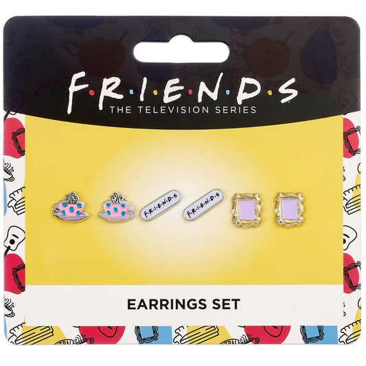Set 3 pares de pendientes Friends - imagen 2