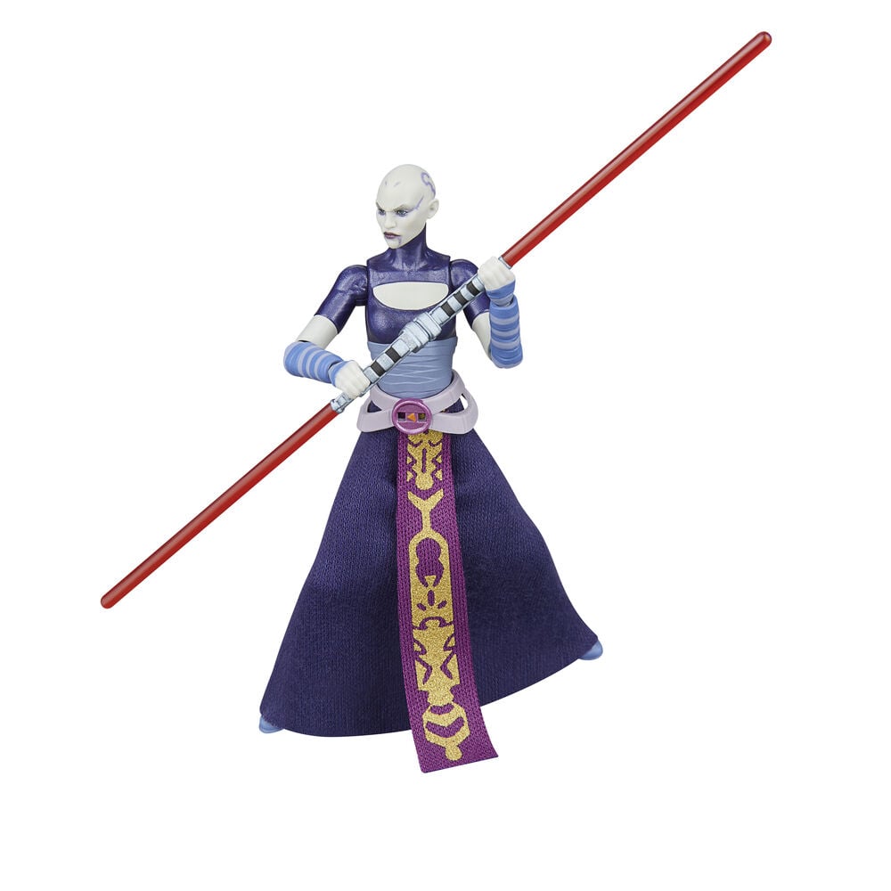 Figura Asajj Ventress La Guerra de los Clones Star Wars 9,5cm - imagen 9
