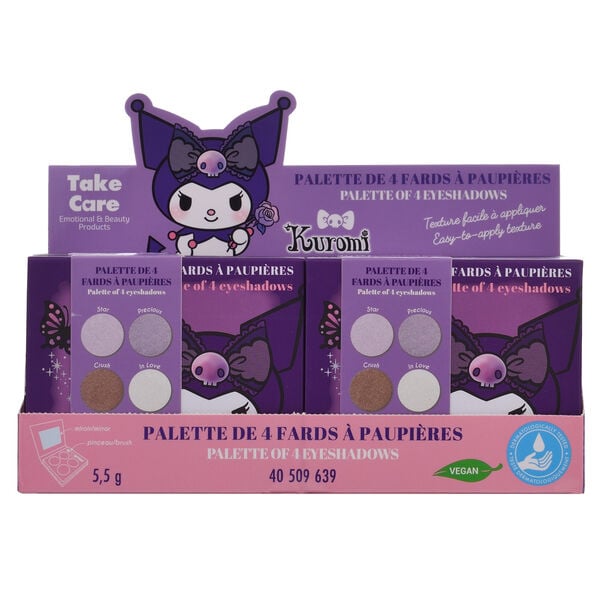 Paleta 4 Colores Kuromi Hello Kitty - imagen 5