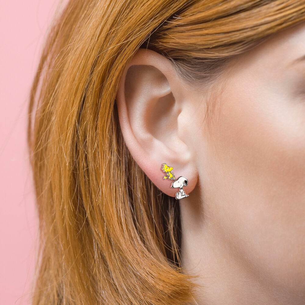 Set 2 Pares de pendientes Snoopy