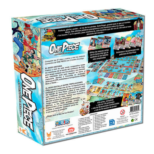 Juego de mesa Isla de Aventuras One Piece español - imagen 2